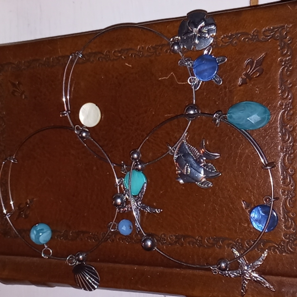 •Three Sea Charm Bracelet Bundle